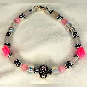 Sugar Skull Genuine Stone Day Of The Dead Dia De Los Muertos Halloween Bracelets